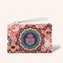 Orange Hamsa Wristlet Handbag